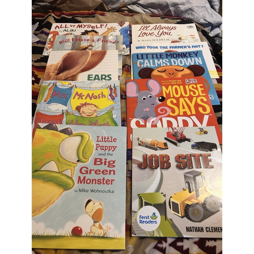 Mixed Lot Of Ten Children Books!